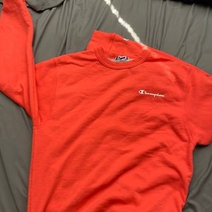 Orange champion crew neck